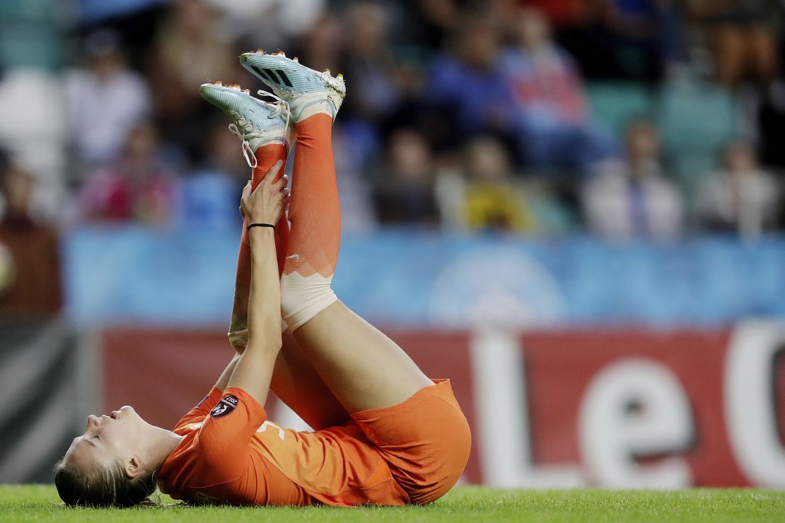 TALLINN, ESTONIA - AUGUST 30: Vivianne Miedema of Holland  during the  EURO Qualifier Women  match between Estonia  v Holland  at the Lillekula Stadium on August 30, 2019 in Tallinn Estonia (Photo by Laurens Lindhout/Soccrates/Getty Images)