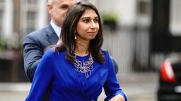 Home Secretary Suella Braverman arrives for the Rupert and Lachlan Murdoch annual party at Spencer House, St James' Place in London. Picture date: Thursday June 22, 2023. (Photo by Victoria Jones/PA Images via Getty Images)
