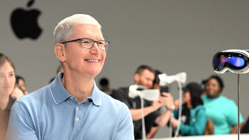 Apple is now worth $3 trillion, boosted by the Nasdaq’s best start in 40 years