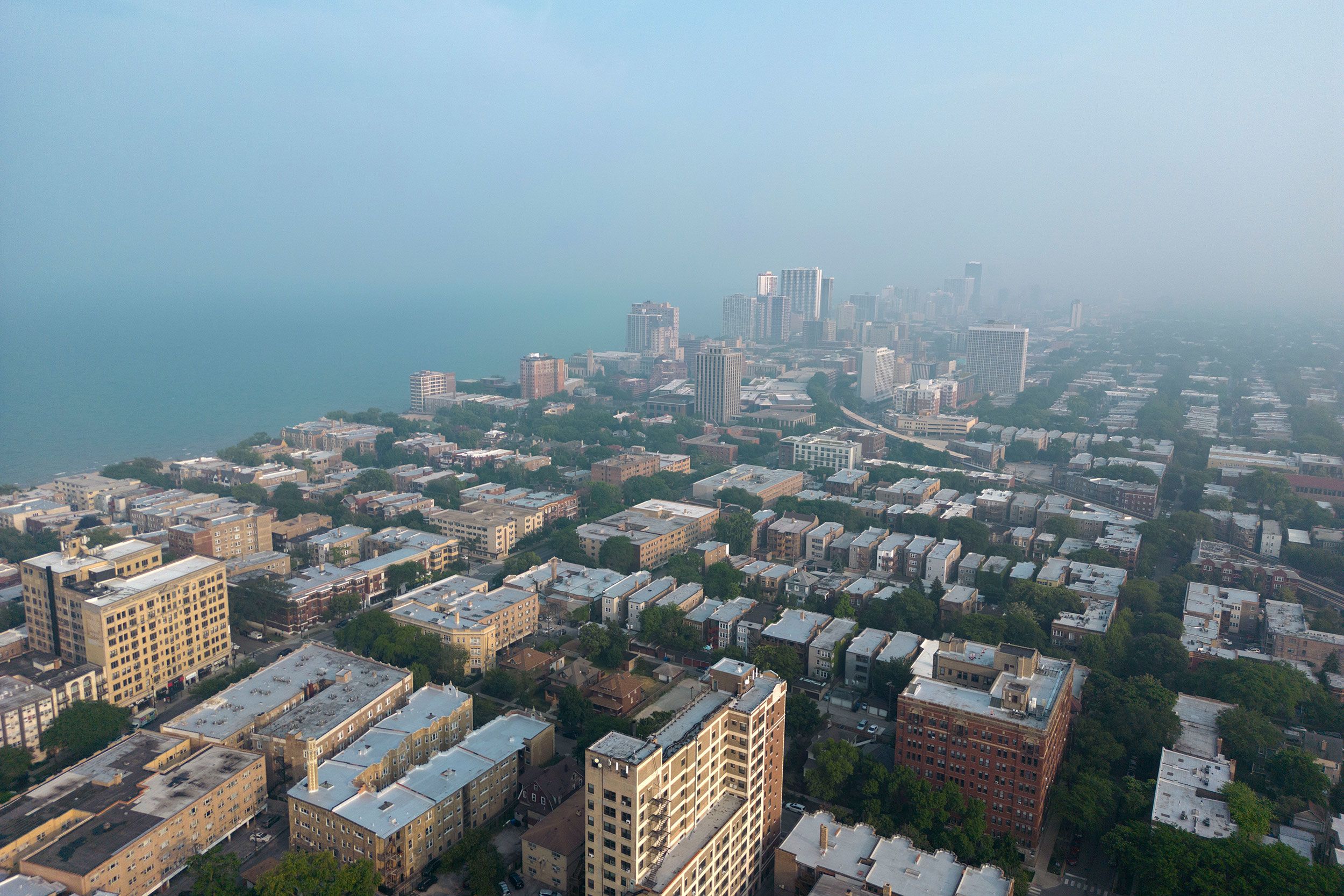 Wildfires burning in Canada are continuing to create poor air quality