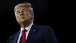 Republican presidential candidate former President Donald Trump speaks at the Faith and Freedom Road to Majority conference at the Washington Hilton on June 24, 2023 in Washington, DC. 