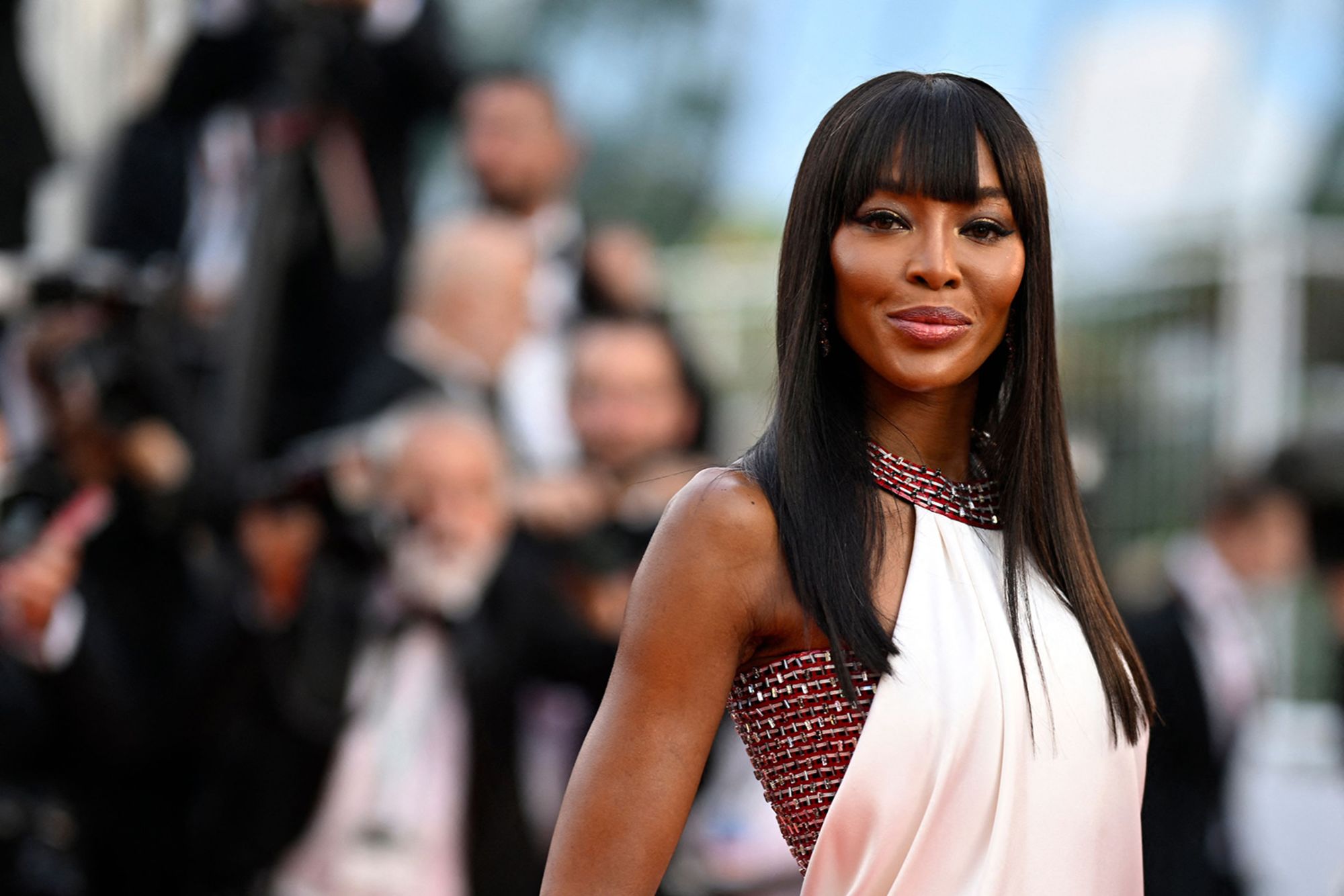 TOPSHOT - British model Naomi Campbell arrives for the screening of the film "Firebrand" during the 76th edition of the Cannes Film Festival in Cannes, southern France, on May 21, 2023. (Photo by Patricia DE MELO MOREIRA / AFP) (Photo by PATRICIA DE MELO MOREIRA/AFP via Getty Images)