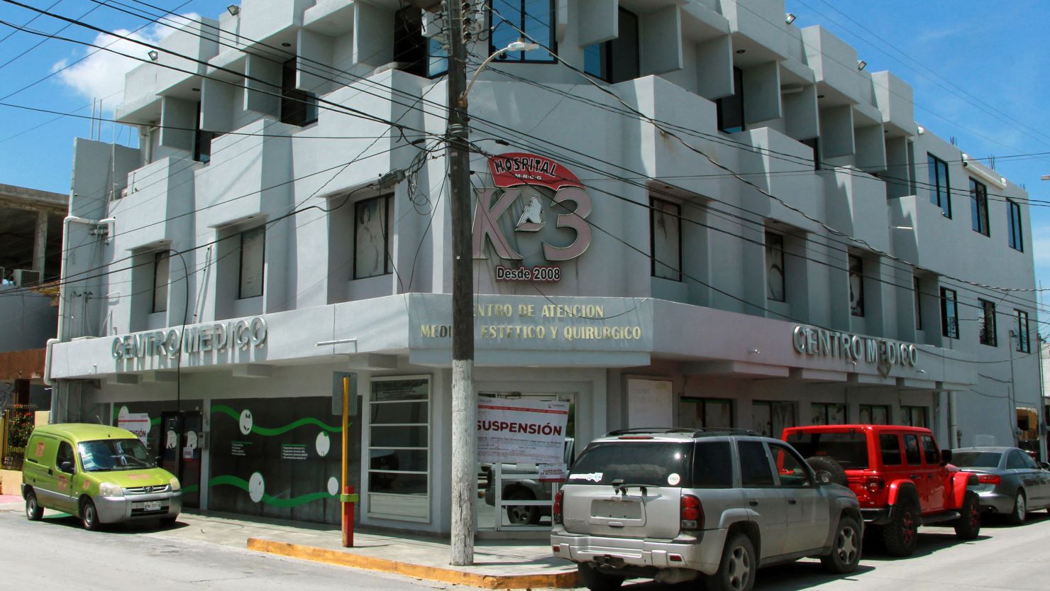 General view of one of the medical clinics suspended by Mexican health authorities, in Matamoros, Tamaulipas, Mexico on May 19, 2023. Mexican authorities are trying to locate several hundred people, including US nationals, potentially at risk of developing fungal meningitis following an announcement by the United States warning that suspected fungal infections had led to severe illness and even death among US residents returning from the Mexican city of Matamoros.