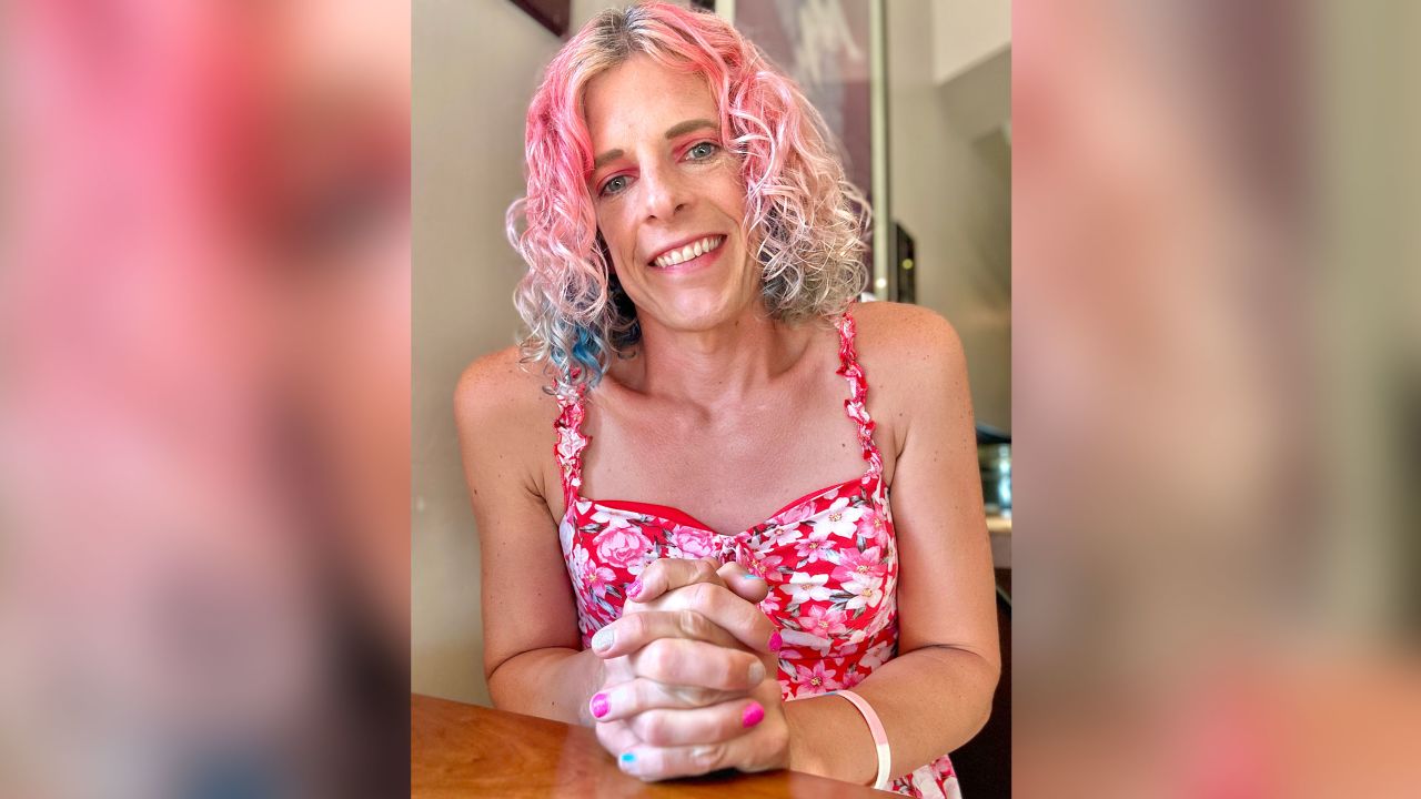 Hazel Krebs struggled with depression and substance abuse before she came out as trans, she said.