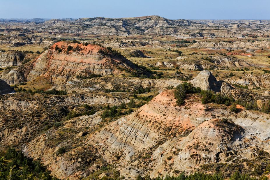 <strong>Badlands of North Dakota: </strong>Painted Canyon is part of Theodore Roosevelt National Park, part of the lesser-known North Dakota badlands.