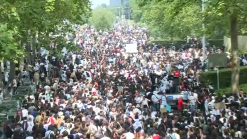 NextImg:Video shows enormous crowds in France over teenager's killing | CNN