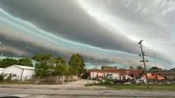 Rebecca Schmitt told CNN she took this picture at around 1pm in Mattoon, Illinois, and described the clouds as, "awesome looking." 