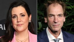 Melanie Lynskey, left, and Julian Sands. 