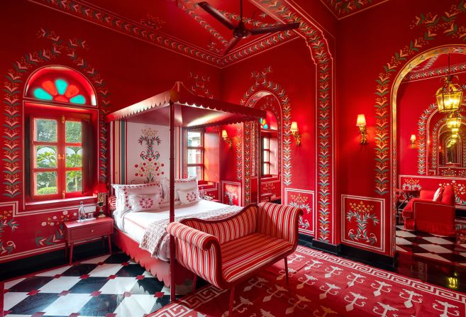 <strong>Villa Palladio:</strong> A former royal residence in Jaipur, India, has been given an opulent new look and life as a hotel.