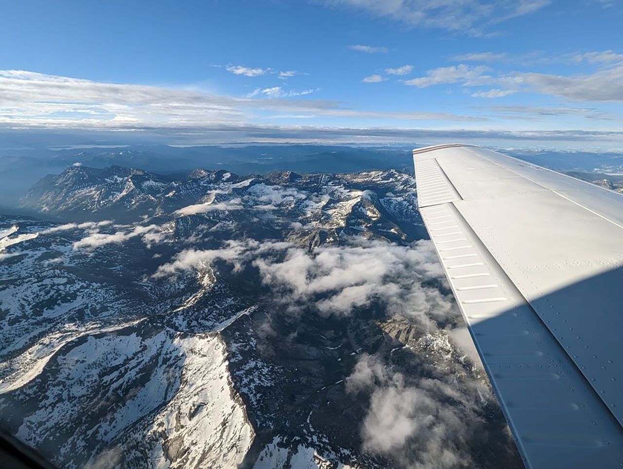 The pilots took in breathtaking views as they flew across the country in less than 48 hours.
