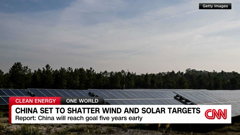 World’s largest carbon emitter set to shatter wind and solar power targets | CNN