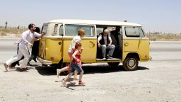 Steve Carell, Toni Collette, Abigail Breslin, Alan Arkin, in "Little Miss Sunshine" in 2006.
