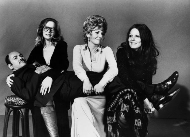 Arkin, Sally Kellerman, Renee Taylor and Paula Prentiss appear in a publicity shot for the 1972 film "Last Of The Red Hot Lovers."