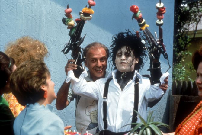 Arkin played a fatherly figure to Johnny Depp's "Edward Scissorhands" in 1990.