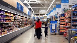 Customers shop at a Walmart store on May 18, 2023 in Chicago, Illinois. 