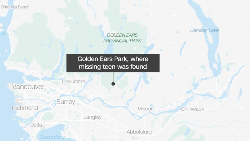 NextImg:A teen was lost for over 2 days in Canada's wilderness, authorities say. Her story has a happy ending | CNN