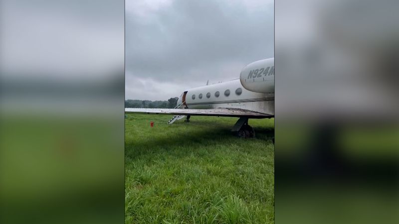 NextImg:Private jet carrying comedian Gabriel Iglesias skid off the runway in North Carolina | CNN