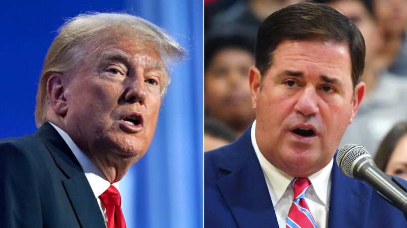 Trump a fait pression sur le gouverneur de l’Arizona après les élections de 2020 pour l’aider à annuler sa défaite