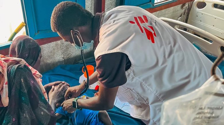 Médecins Sans Frontière have treated over 200 children with suspected measles over recent weeks.