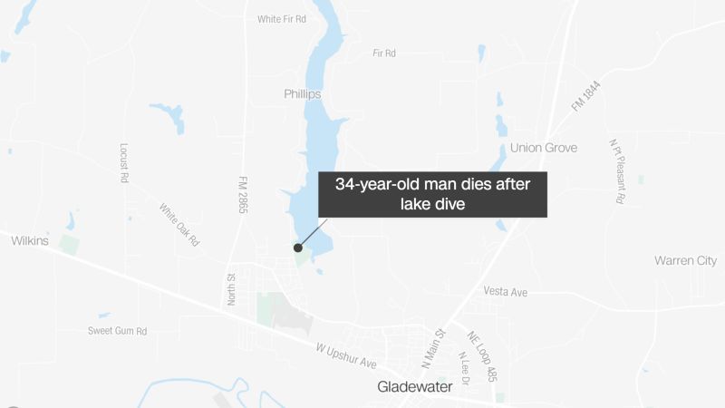 NextImg:Man in Texas dies after a headfirst 40-foot dive into a shallow area of a lake, authorities say | CNN