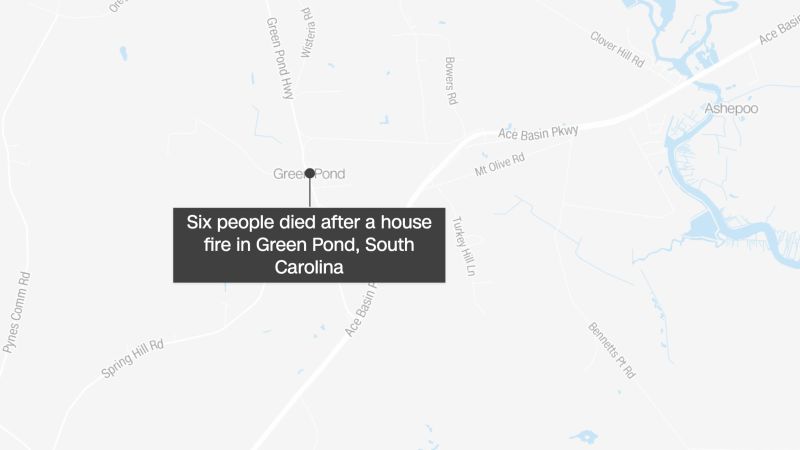 Man arrested after South Carolina house fire leaves 6 people dead, 1 critically injured, sheriff’s office says | CNN