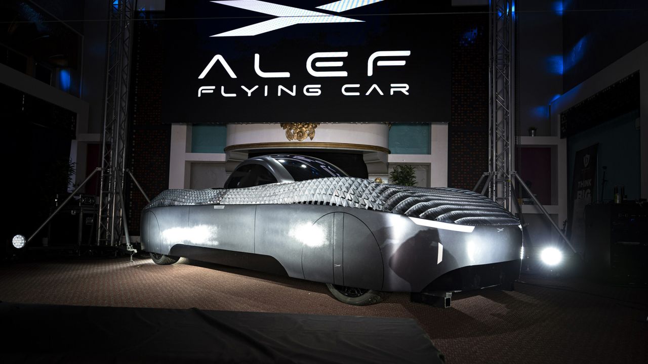 Alef Aeronautics' flying Car unveiling on October 19, 2022.