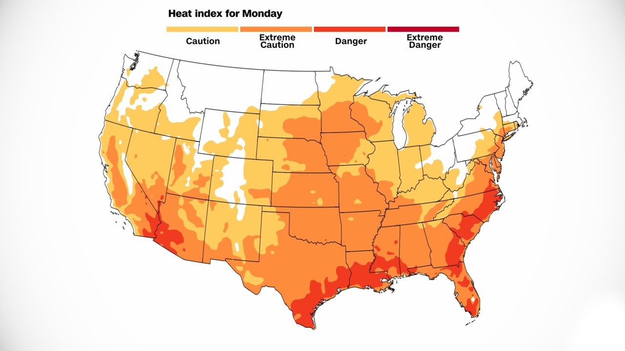 weather heat index west