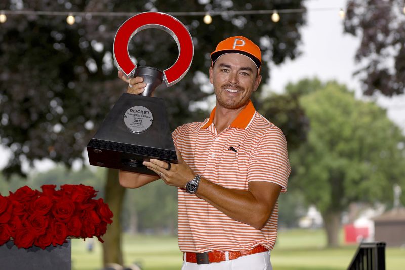 Emotional Rickie Fowler ends four-year winning drought with Rocket Mortgage Classic victory CNN