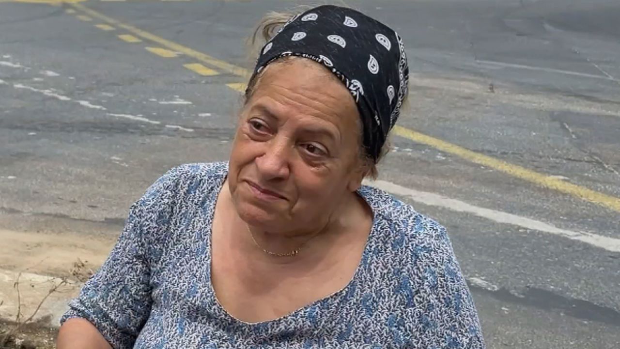 Nahel Merzouk's grandmother, identified by BMFTV as Nadia.