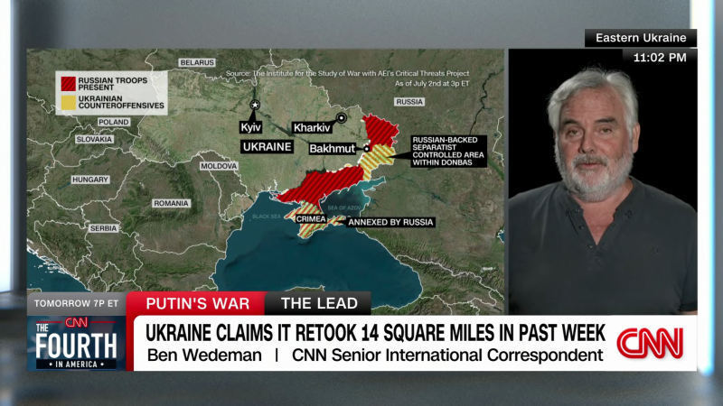 Ukraine claims it clawed back 14 square miles of territory over the past week as it warns Russia has deployed 180,000 more troops | CNN