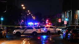 The shooting happened Monday evening in Philadelphia's Kingsessing neighborhood, police say..