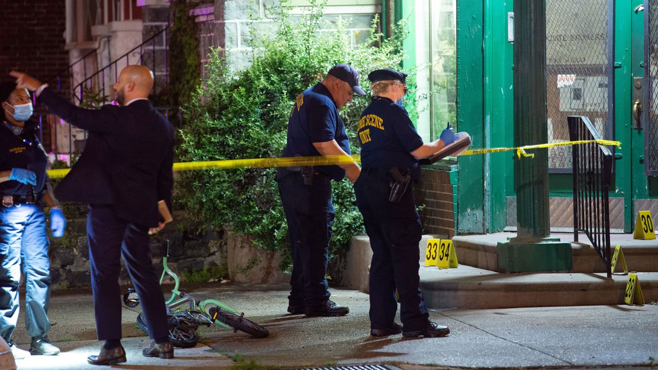 Five people died in the shooting in Philadelphia's Kingsessing neighborhood Monday.
