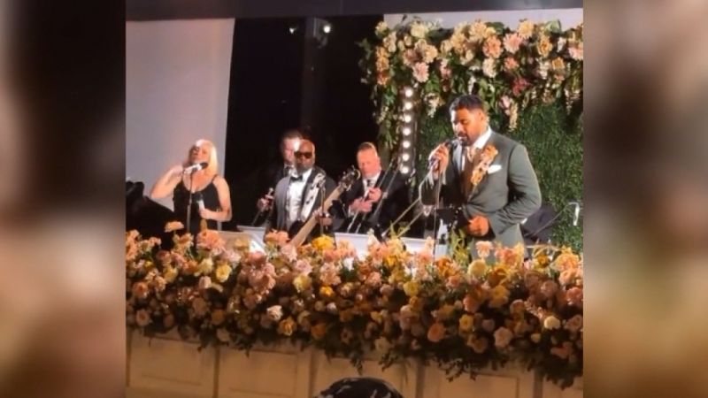 Video: Eagles lineman Jordan Mailata channels Stevie Wonder in wedding performance | CNN