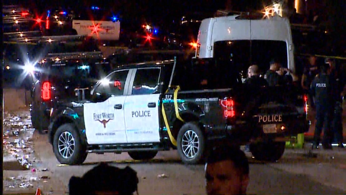 A shooting that erupted just before midnight in Fort Worth, Texas, left at least three dead.