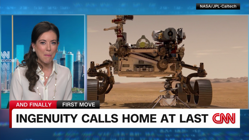 Ingenuity calls home at last | CNN Business