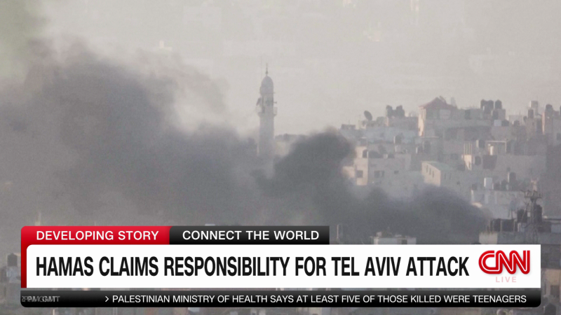 Hamas claims responsibility for Tel Aviv ramming attack, says it’s response to Jenin operation | CNN