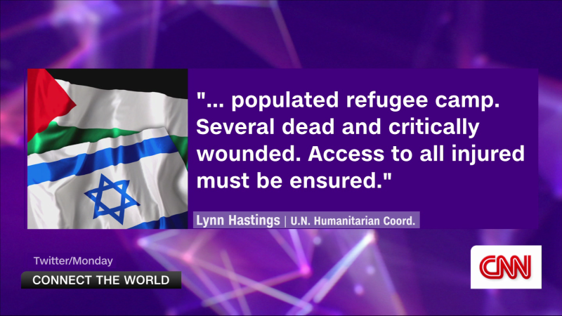 NextImg:CNN speaks to U.N. humanitarian coordinator Lynn Hastings on Israel's raid in the West Bank | CNN