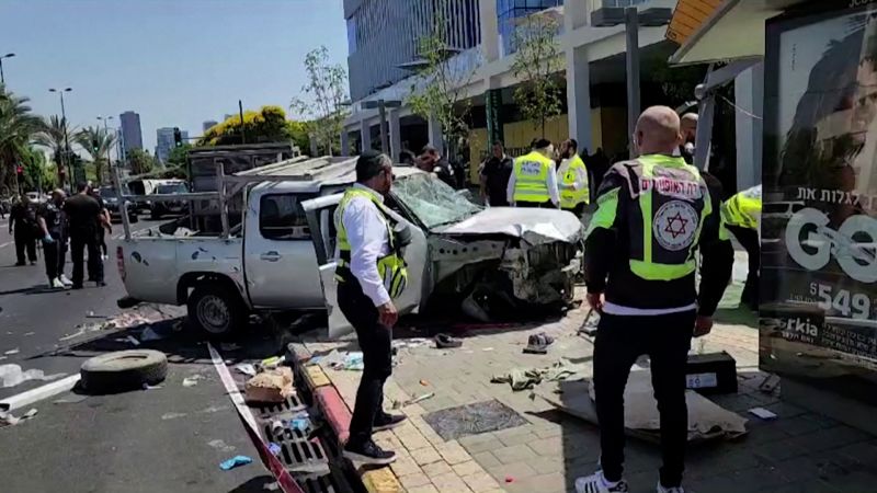 Video: Hear how civilian killed suspect in Tel Aviv car ramming and stabbing attack | CNN