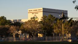 Marjory Stoneman Douglas High School on February 14, 2023 in Parkland, Florida.