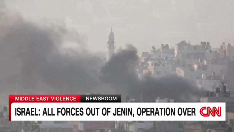 Israel says military operation in Jenin, West Bank is over | CNN
