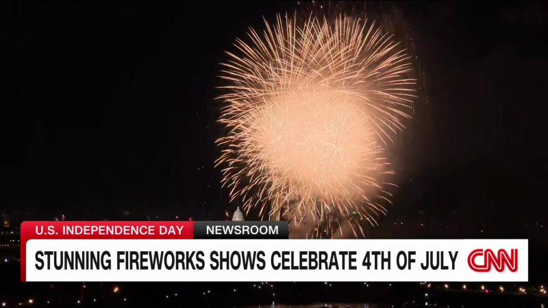 Cities Across America Celebrate July 4th with Fireworks & Light Shows | CNN