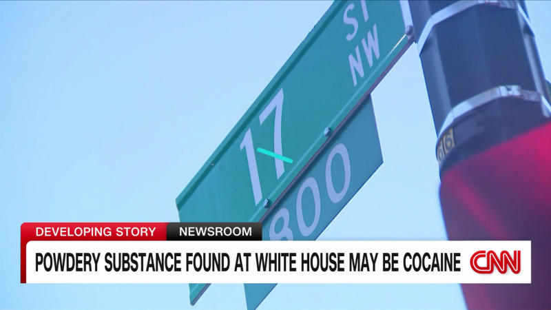 Powdery substance found at the White House may be cocaine