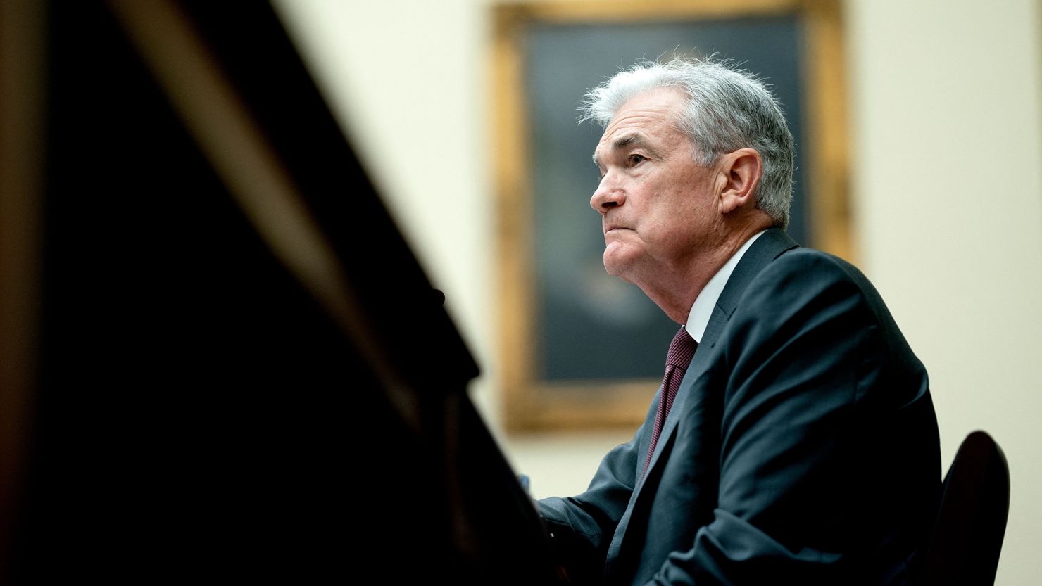 Federal Reserve Board Chairman Jerome Powell testifies before a House Financial Services Committee hearing on the Federal Reserve's Semi-Annual Monetary Policy Report, on Capitol Hill in Washington, DC, on June 21, 2023.