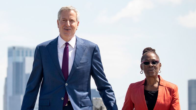 Former New York Mayor Bill De Blasio And Wife Chirlane McCray Are ...