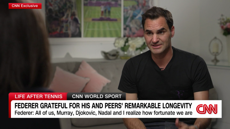 Roger Federer grateful for his and peers’ remarkable longevity | CNN