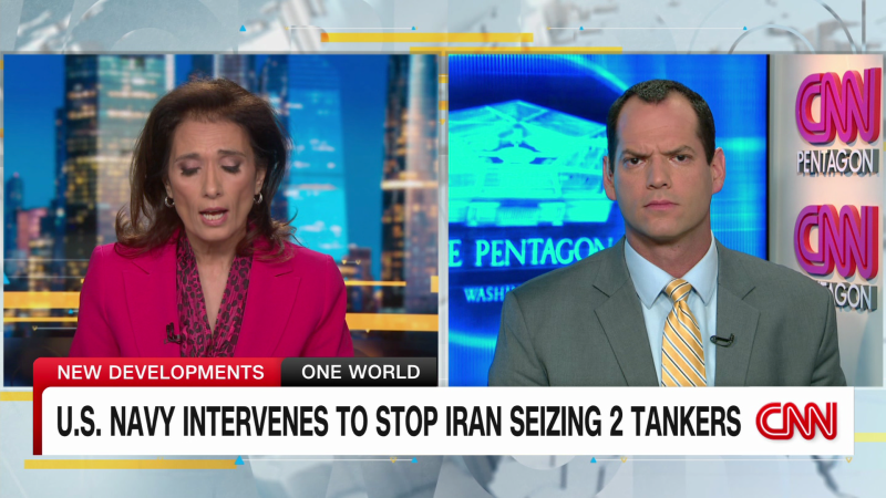 U.S. Navy intervenes to stop Iran seizing two tankers | CNN