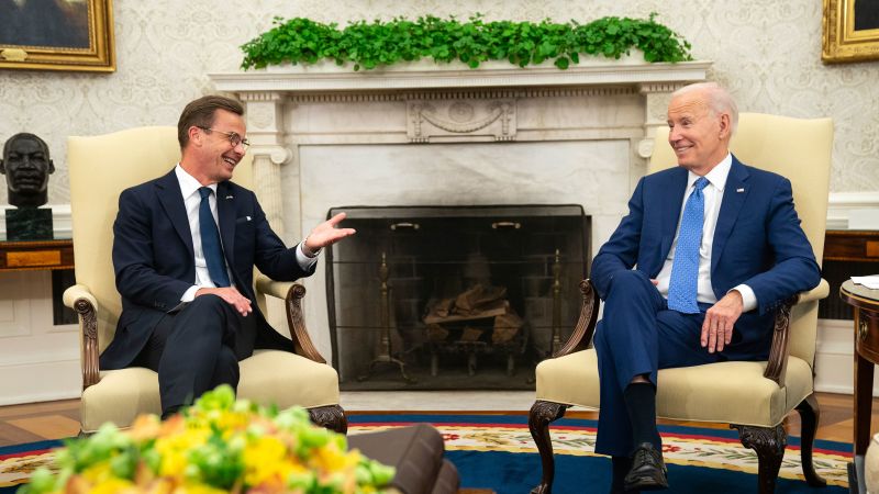 Biden tries to send a message to allies and adversaries alike during sit-down with Sweden’s PM