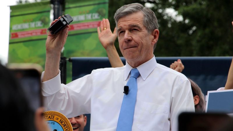 North Carolina Democratic Gov. Roy Cooper Vetoes 3 Bills Targeting ...