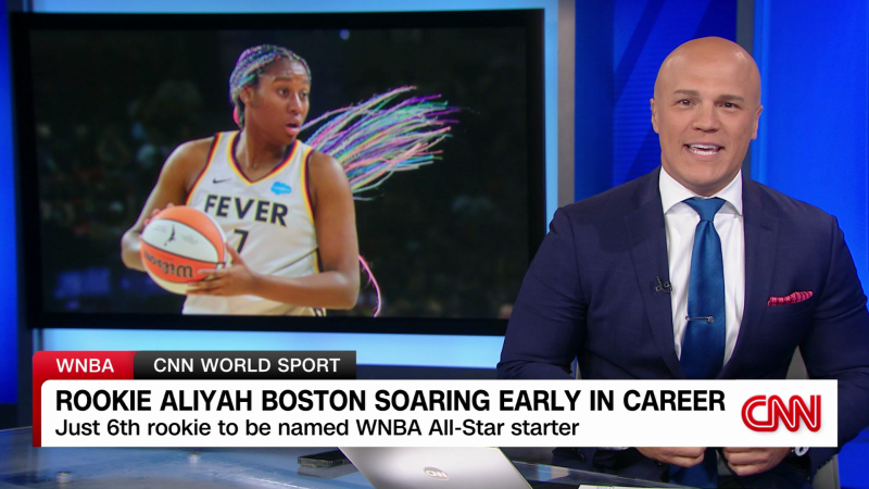 WNBA  rookie sensation Aliyah Boston joins World Sport | CNN