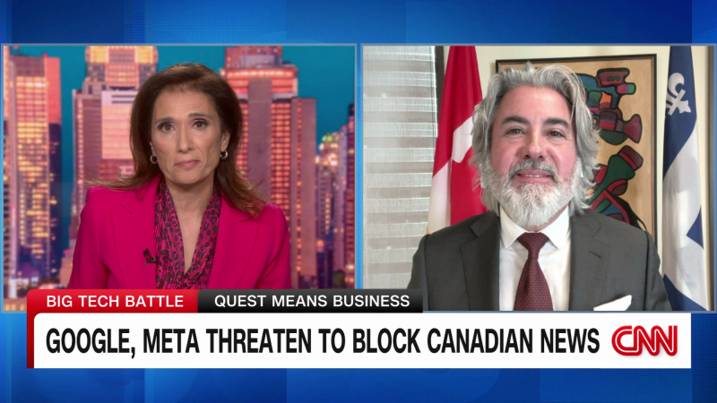 Google, Meta threaten to block Canadian news | CNN Business